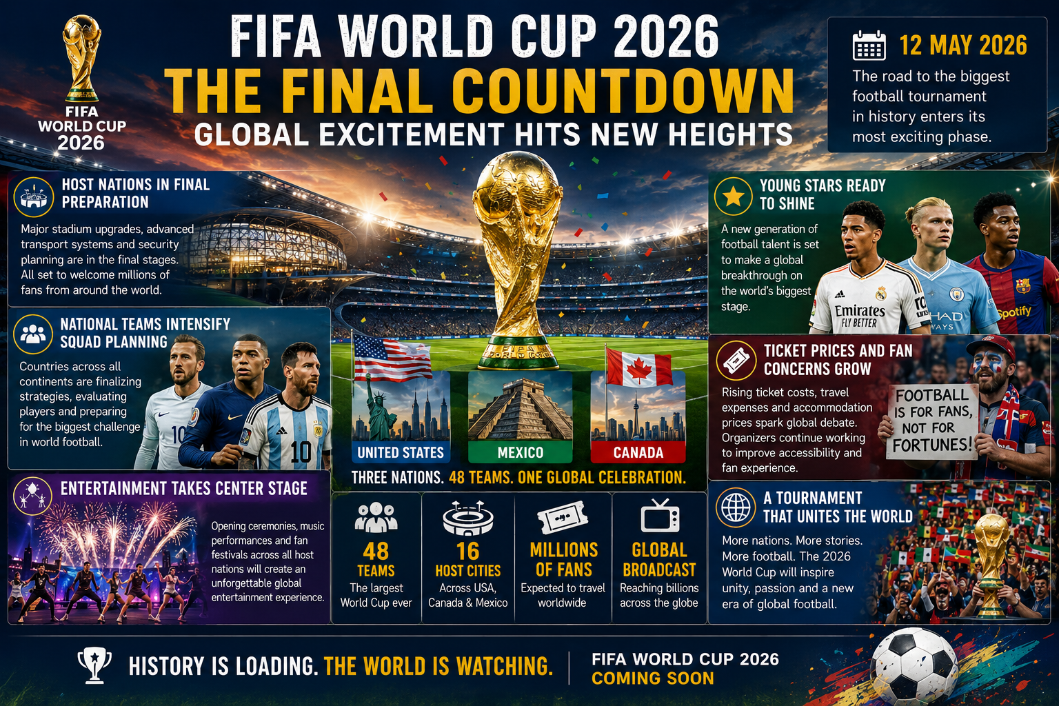 FIFA World Cup 2026 Enters the Final Countdown as Global Football Excitement Reaches New Heights